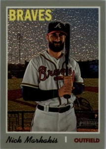 Topps Heritage High Number 2019 cromo #THC-505 Nick Markakis 028/999 Braves - Imagen 1 de 1
