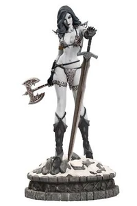 Women Dynamite Red Sonja Statue - B&W Diamond Eye Edition - Ltd. Ed. 36/ 49 - Picture 1 of 2
