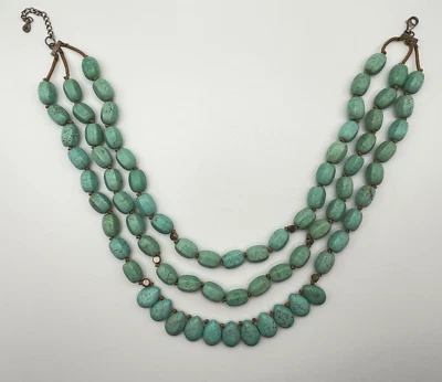 Collar Howlita de Plata Esterlina Silpada DROPS OF THE OCEAN N3023 De Colección Foto 1 de 4