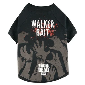  The Walking Dead Hunde T-Shirt Dog Shirt Walker Zombie Bait (S-XL)  - Bild 1 von 1