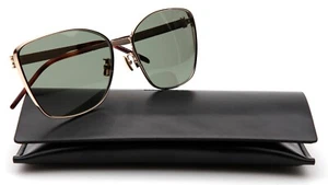 NEW Saint Laurent SL M98 003 Gold SUNGLASSES GLASSES 62-17-145mm Italy - Picture 1 of 10