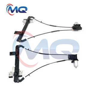 Par de 2 reguladores de ventana eléctrica trasera con motor para Chevy Tahoe GMC Yukon Cadillac - Imagen 1 de 12