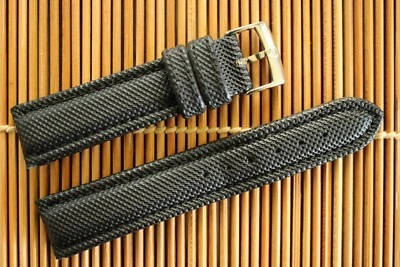 20 ММ AQUA СЕРЕБРЯНЫЙ С ПРЯЖКОЙ ЧЕРНЫЙ ВОДОНЕПРОНИЦАЕМЫЙ РЕМЕШОК ДЛЯ ЧАСОВ OMEGA A - Изображение 1 из 4