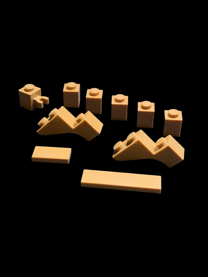 lot of 10 assorted brown Lego parts-combined shipping (BRN29)) - Image 1 of 1