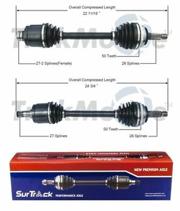 Juego de 2 ejes delanteros SurTrack CV para Honda Prelude 1992-1996 manual - Imagen 1 de 1