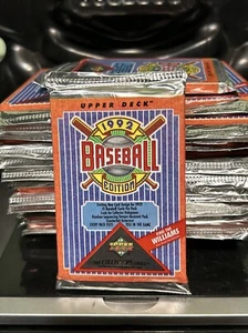 1992 Upper Deck MLB Baseball Pack Factory Sealed! Lot of 30 Packs NOS - Picture 1 of 6