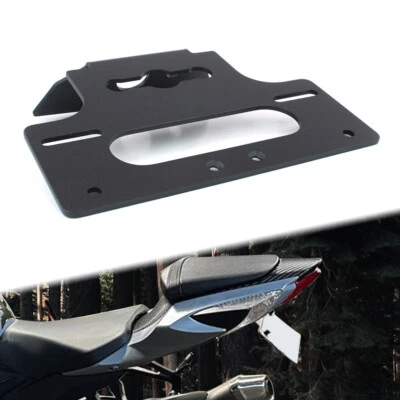 Suporte de placa de licença de motocicleta compatível com SUZUKI GSXR600/GSXR 750 2011-2024 - Imagem 1 de 4