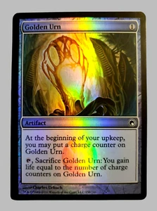 Magic The Gathering Urna Dorada Artefacto de Lámina Común #158 Cicatriz de Mirrodin SOM NP - Imagen 1 de 11