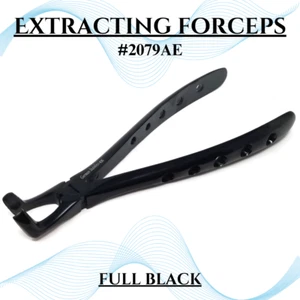 Dental Extracting Forceps #2079AE Molars Teeth Removal Surgical Instrument-Black - Picture 1 of 5