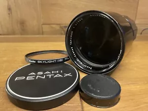 Near Mint w/ Cap & Filter Pentax SMC Takumar 300mm F/4 Telephoto Lens M42 /JPN - Picture 1 of 12