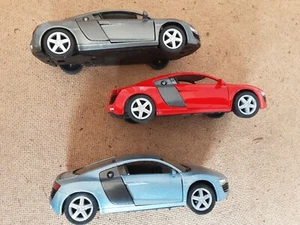 AUDI R8 CARS 1/36 KINSMART JOBLOT BUNDLE PULL BACK AND GO TOY CARS - Picture 1 of 12