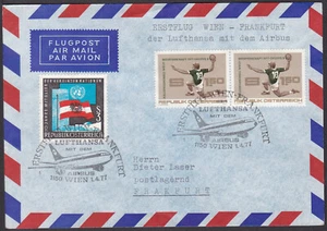 FFC0749 Lufthansa First Flight Cover, FFC, Airbus, Wien – Frankfurt - Picture 1 of 2