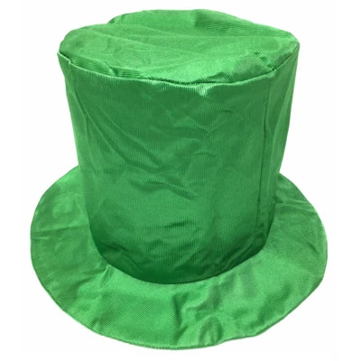 Child Shiny Green Top Hat ~ HALLOWEEN, COSTUME, NEW YEAR'S, ST. PATRICK'S, PARTY - Image 1 of 2