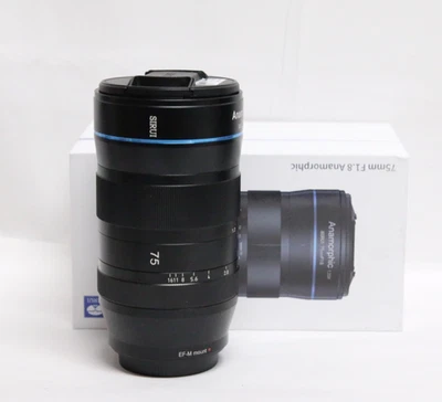 Sirui 75mm F1.8 1.33x Anamorphic Lens For Canon EF-M - Image 1 of 4