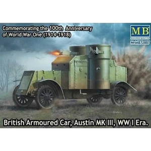 Modello Auto Corazzata British Armoured Car Austin Mk Iii Era Ww I Master Box - Foto 1 di 6