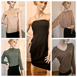 Kleiderpaket Gr 38/M Rollkragenpullover Oberteil Sweater Kleid Pullover - Bild 1 von 11