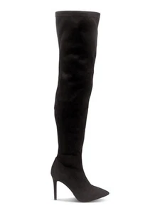 THALIA SODI Womens Black Cushioned Stiletto Zip-Up Dress Heeled Boots 8 - Picture 1 of 9