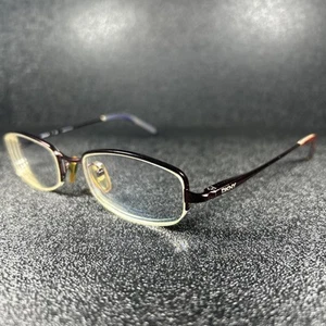 DKNY DY5592 1110 Eyeglasses 51-18-135 Glossy Metallic Pink Half Rim Flex Frames - Picture 1 of 22