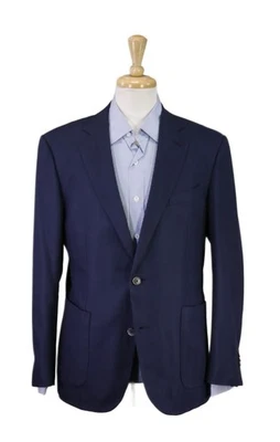 Ermenegildo Zegna Travel 10 口袋棉质羊绒布贴口袋西装外套 42R — 第 1/4 张图片