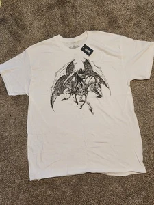 NUOVO! T-shirt Undead Dragon Rider taglia XL - Riddick Art di Spencers N con etichette - Foto 1 di 6