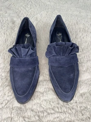 Antonio Melani Mocasines Ninata Zapatos Azul Mocasines Para Mujer Talla 7 Foto 1 de 4