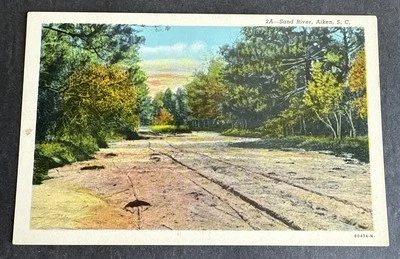 Postcard: Sand River ~ Aiken, South Carolina - Image 1 of 2