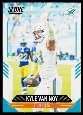 Kyle Van Noy, 2021 Score, #35, Miami Dolphins, - Image 1 of 2