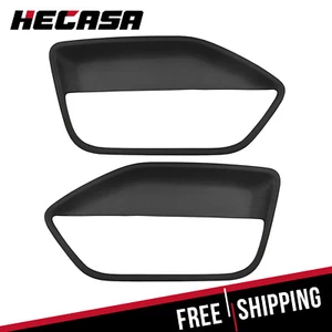 BLACK ABS For FORD MUSTANG 2005 -2009 Pair Interior Door Panel Insert Hard Cover - Picture 1 of 12
