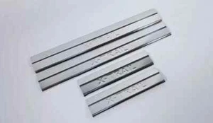 Für X-Trail T32 ab 2013 S. Stahl Chrom Einstiegsleisten Kratzschutz Schutz 4 Türen - Bild 1 von 4