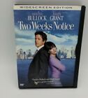 Two Weeks Notice DVD (2002) Sandra Bullock & Hugh Grant Snapcase & Widescreen