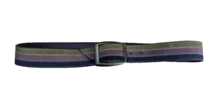 GAP Tri Color Suede Leather Belt Size 34 Medium 1.7" - Picture 1 of 5