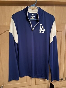 Fanatics LA Dodgers QTR Zip Langarmshirt Medium - Bild 1 von 4