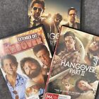 The Hangover Trilogy (x3 DVDs) Region 4 VGC Bradley Cooper Ed Helms