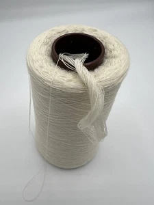 100% Cashmere. 250g Cone. 2/70nm Fine Cobweb Undyed Italian Worsted Spun. Luxury - Picture 1 of 4