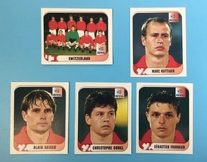 Merlin Euro 96 5 Schweiz Aufkleber inkl. Teamgruppe & 4 Spieler Sticker - Bild 1 von 7