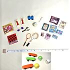 LOT OF VINTAGE DOLLHOUSE MINIATURES TOYS Tractor, Games, Easy Bake, Sewing