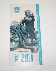 Prospekt / Broschüre Adler Motorrad M 2011 - Einzylinder Zweitakt - Ausgabe 1955 - Bild 1 von 1