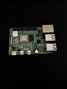 Raspberry Pi 4 Model B, 4GB DDR4 RAM Single Board Computer (RPI4-MODBP-4GB) - Picture 1 of 5