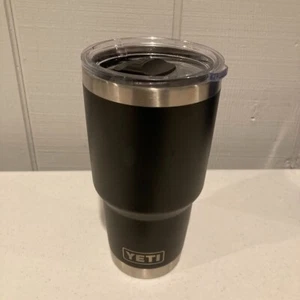 YETI Rambler 30 oz Stainless Steel Insulated Tumbler w/MagSlider Lid BLACK - Picture 1 of 13