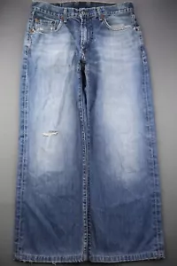 Vintage Herren Lucky Brand Jeans Stiefelschnitt USA hergestellt Distressed Größe 32 (Msr 32x25) - Bild 1 von 13