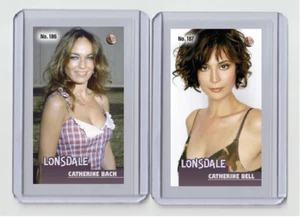 Catherine Bell rare MH Lonsdale #'d x/3 Tabakkarte Nr. 187 - Bild 1 von 1