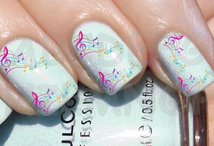 60x Water decals PENTAGRAMMA UNGHIE NAIL ART ADESIVI PENTAGRAM STICKERS TRANSFER - Picture 1 of 1