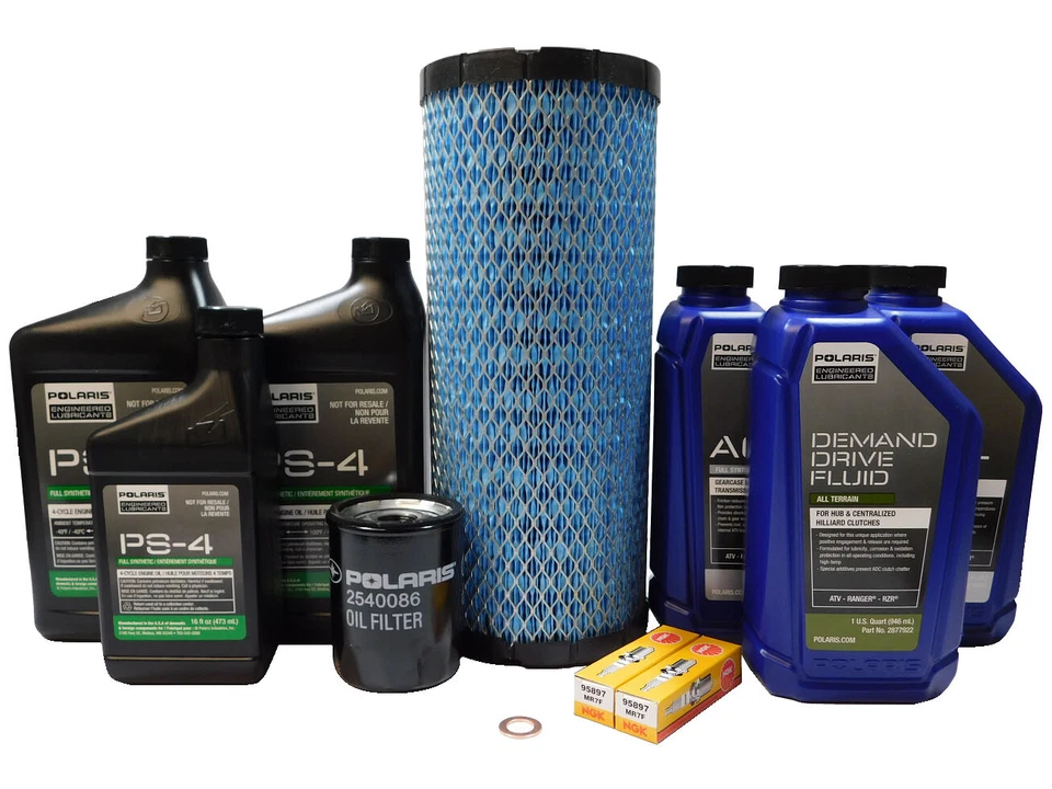 2019-2020 Polaris RZR S4 1000 EPS OEM 5W-50 Full Synthetic Oil Change Kit POL55 - Изображение 1 из 1