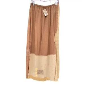 Everything Works Donna Jessica Boho Patchwork Maxi Skirt Size 3 XL - Picture 1 of 10