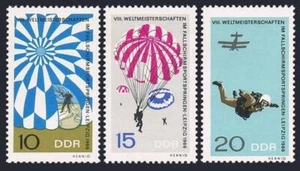 Germany-GDR 845-847, MNH. Michel 1193-1195. 8th Parachute Championships, 1966. - Picture 1 of 1