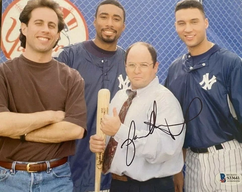 Jason Alexander signed autographed 8x10 photo Jeter Costanza Seinfeld COA Cover
