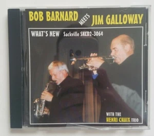Bob Barnard Meets Jim Galloway - What's New CD, Tested, Works - Picture 1 of 3