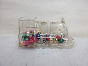 Decorative Plastic Locomotive Train Figure Filled with Beads Made in Taiwan - Picture 1 of 9