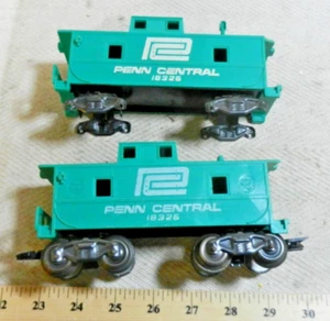 Marx 18326 Penn Central jade green Caboose 8 Wheel Type G Trucks TAP - Picture 1 of 6