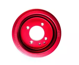 Polea de manivela de aluminio roja OBX Mazda Miata 1,8 L 94-97 MX-3 Escort GT - Imagen 1 de 6